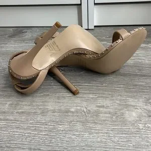 Steve Madden Shoes Steve Madden Piercing Stubbed Sandal Heels Nude 7 Poshmark